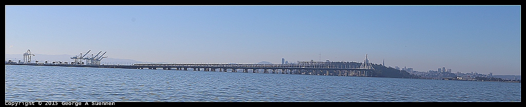 
Bay Bridge from Emeryville Cove
